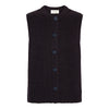Ellen Strikvest - Navy/Brown Melange