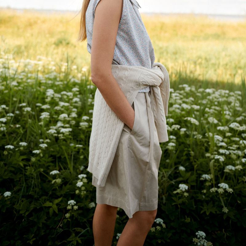 Kabel Cardigan - Crema