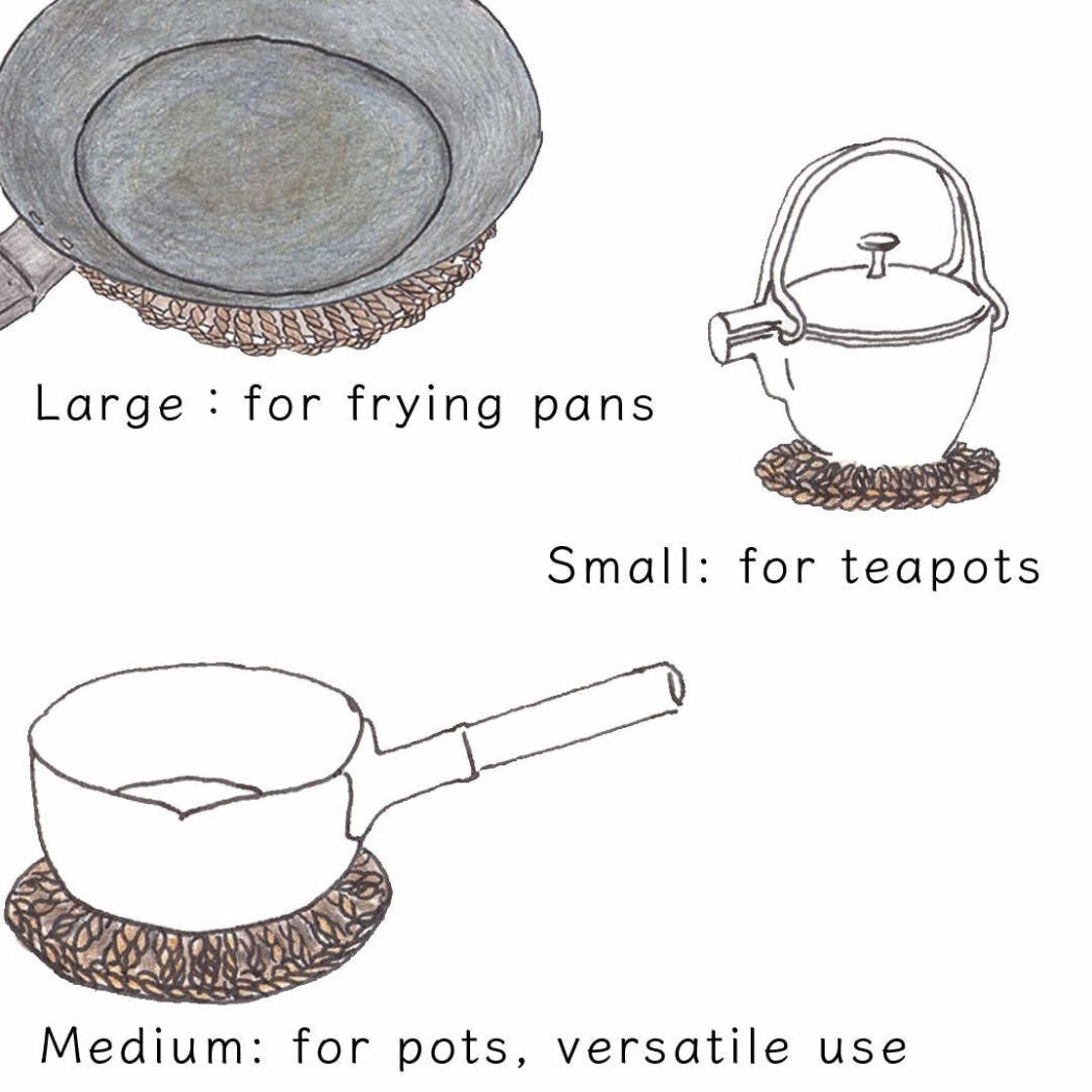 Håndlavet japansk varmebrik - Lille