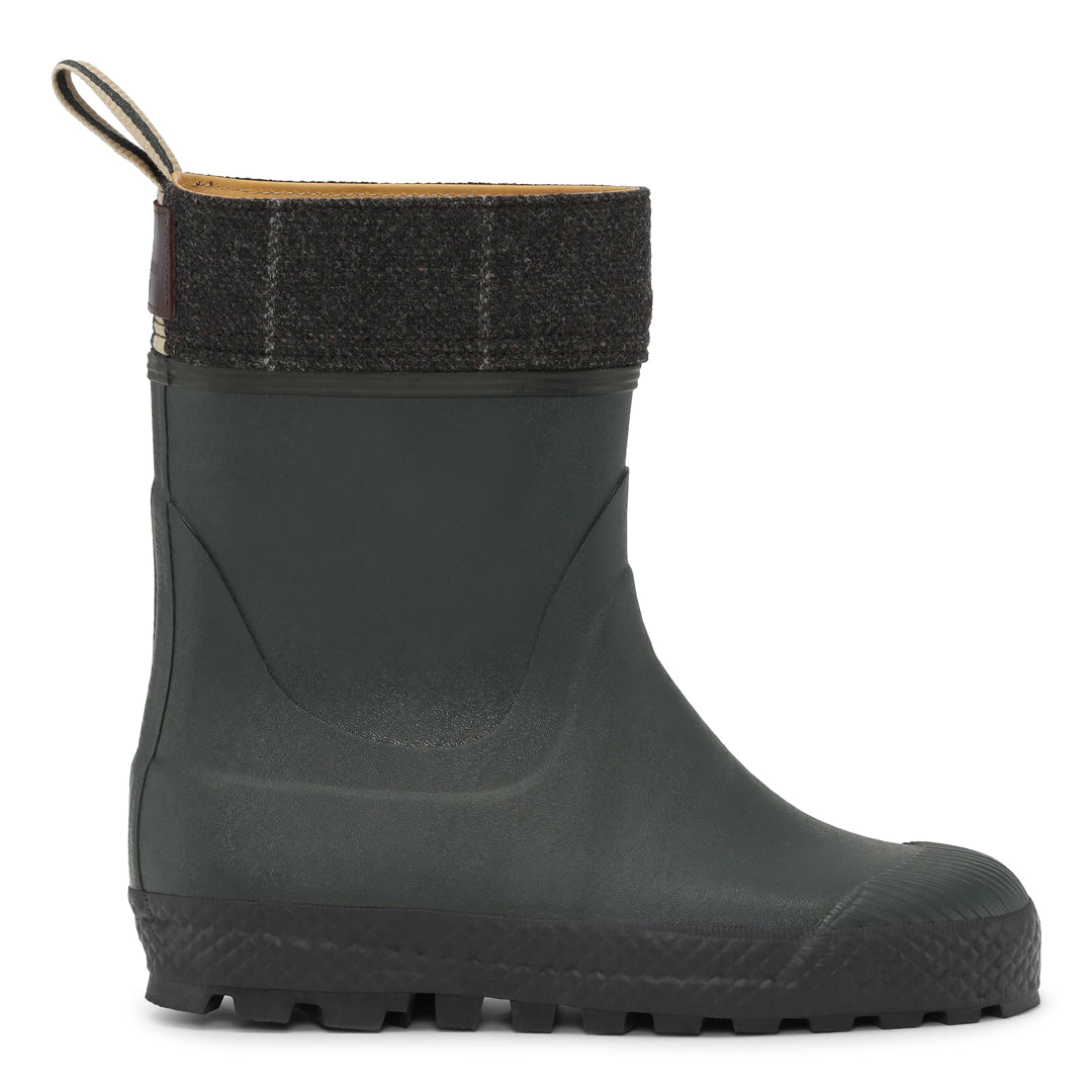 Gummistøvler med kort skaft - Tweed Marron