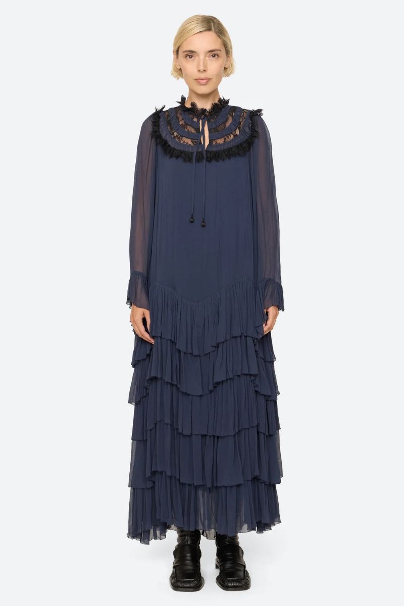 Margaret Maxi Dress - Blue