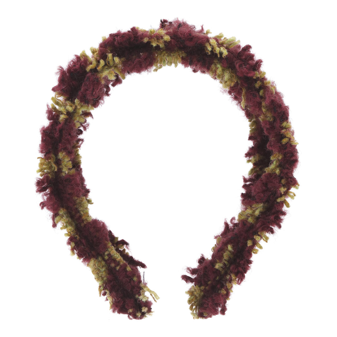 Hårbøjle - Bordeaux & Grøn