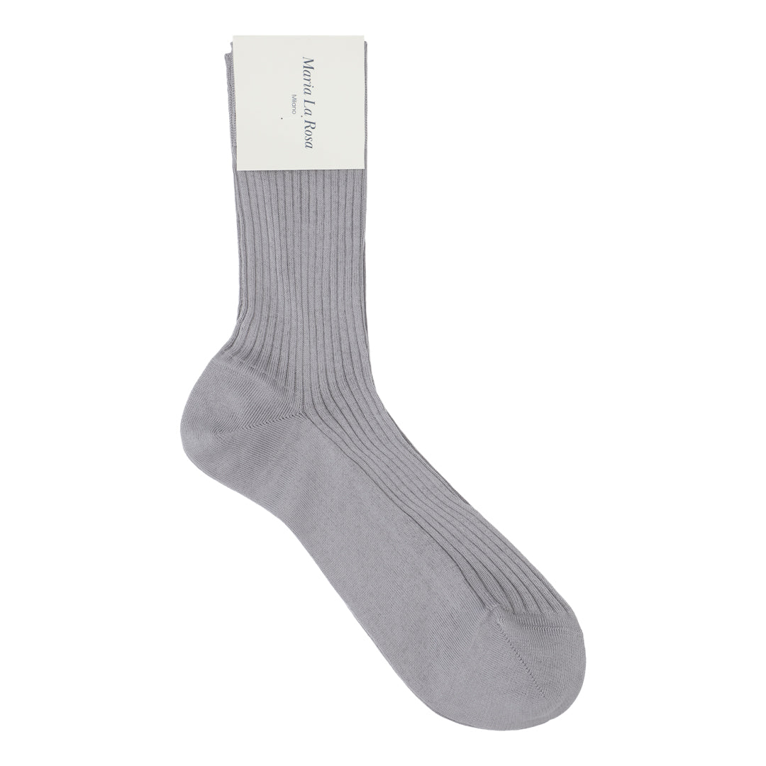 Ribbed Organic Cotton Strømper - Ferro
