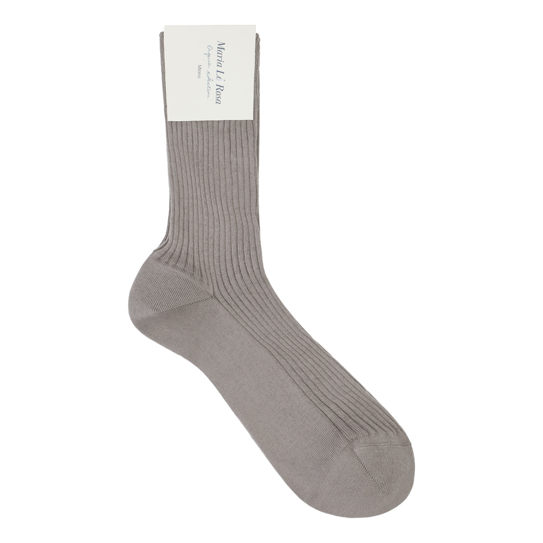 Ribbed Organic Cotton Socks - Peltro