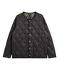 Military Crew Neck Down Jacket - Dark Chocolate