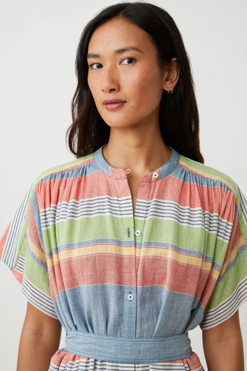 Kjole Maxima N°782 - Sand Stripes Multico