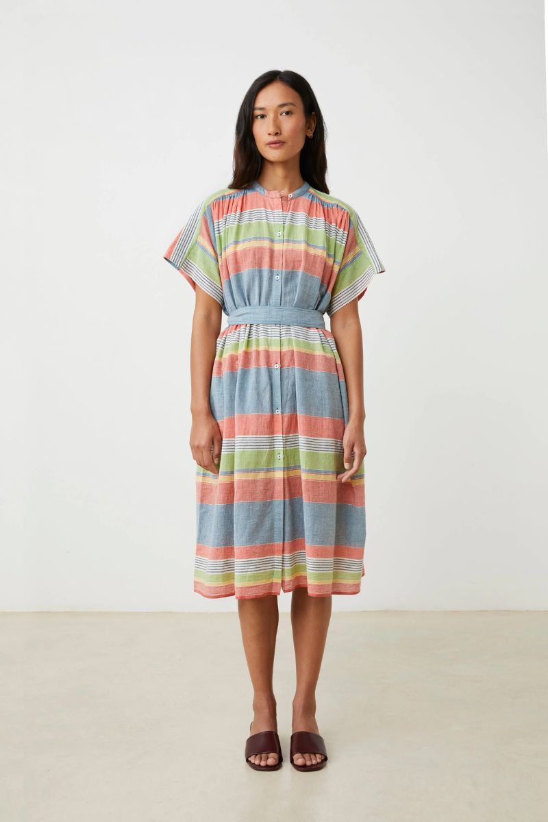 Kjole Maxima N°782 - Sand Stripes Multico