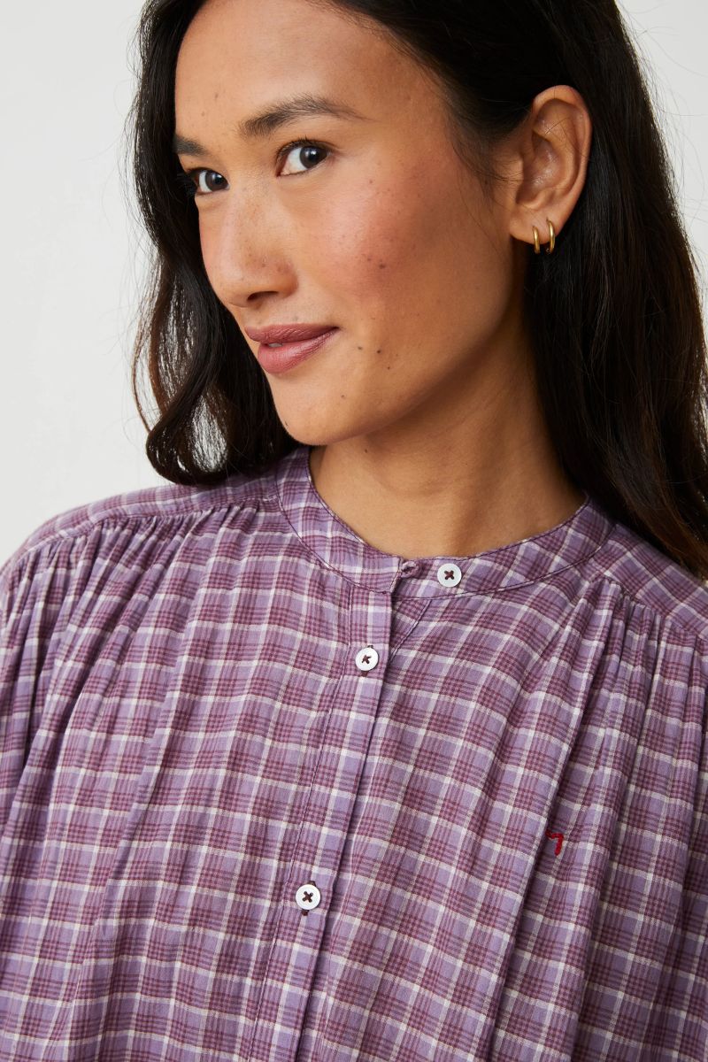 Skjorte Max N°775 Checks - Amethyst
