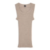 Ribbed Tank Top 7166 - Beige