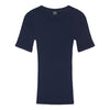 Roundneck T-Shirt 7159 - Ribbed Cotton - Deep Blue
