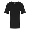 Roundneck T-Shirt 7159 - Ribbed Cotton - Black