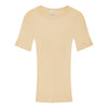 Roundneck T-Shirt 7159 - Ribbed Cotton - Vanilla