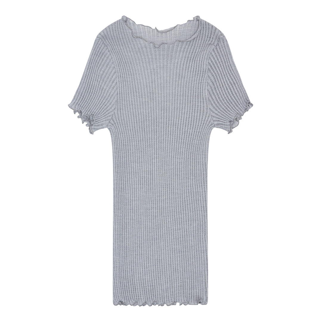 T-shirt Operatino Uld/Silke 7493 - Grey