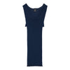 Wool Silk Rib Tank Top 3442R - Navy