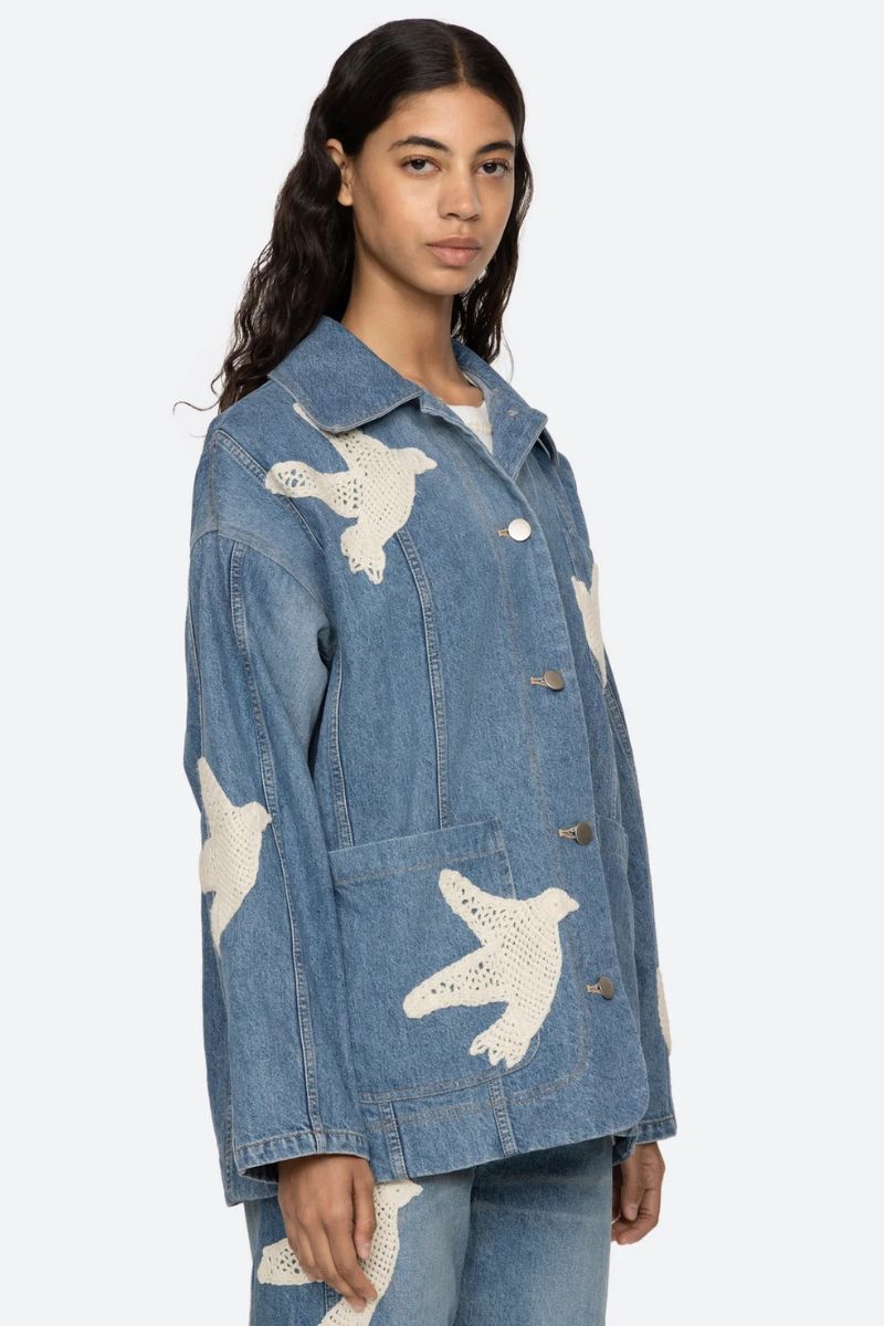 Payton Denim Jacket - Blue