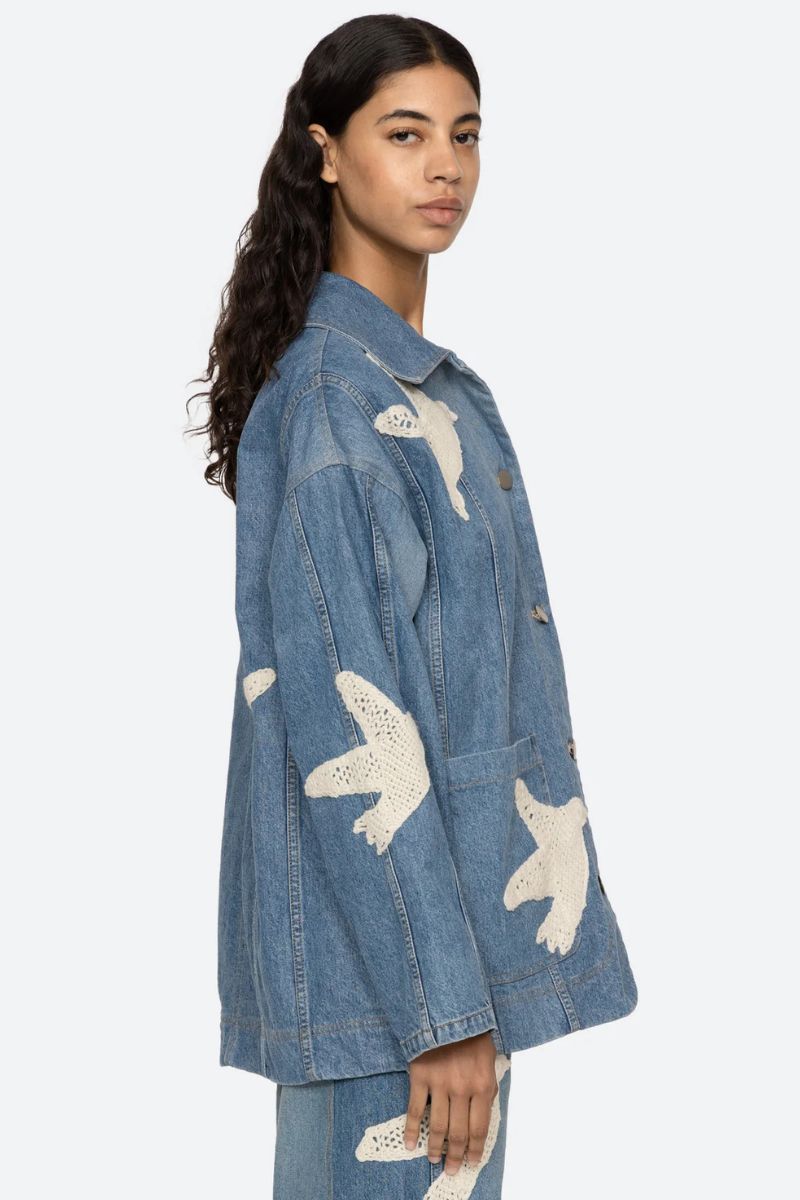 Payton Denim Jacket - Blue