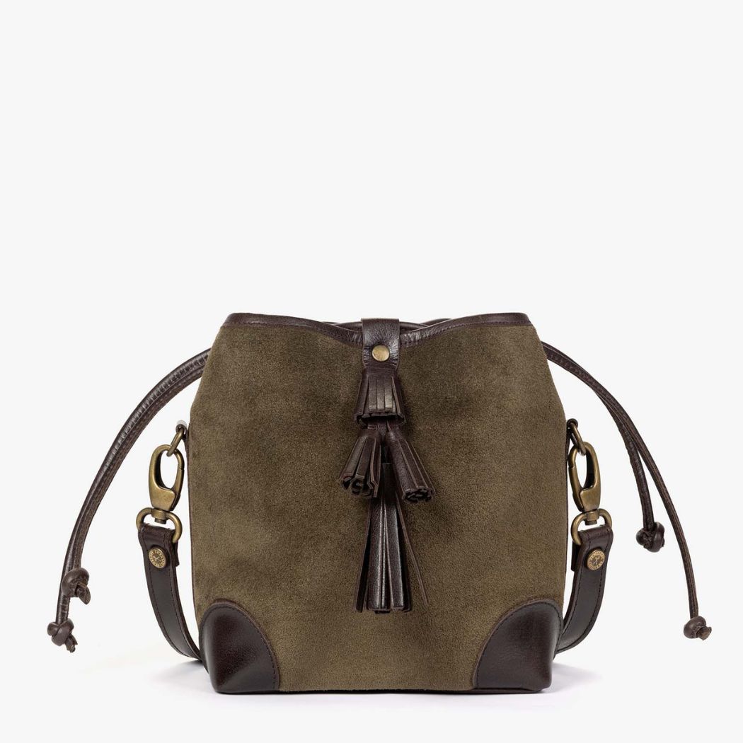 Suede Fortune Teller Bag - Khaki