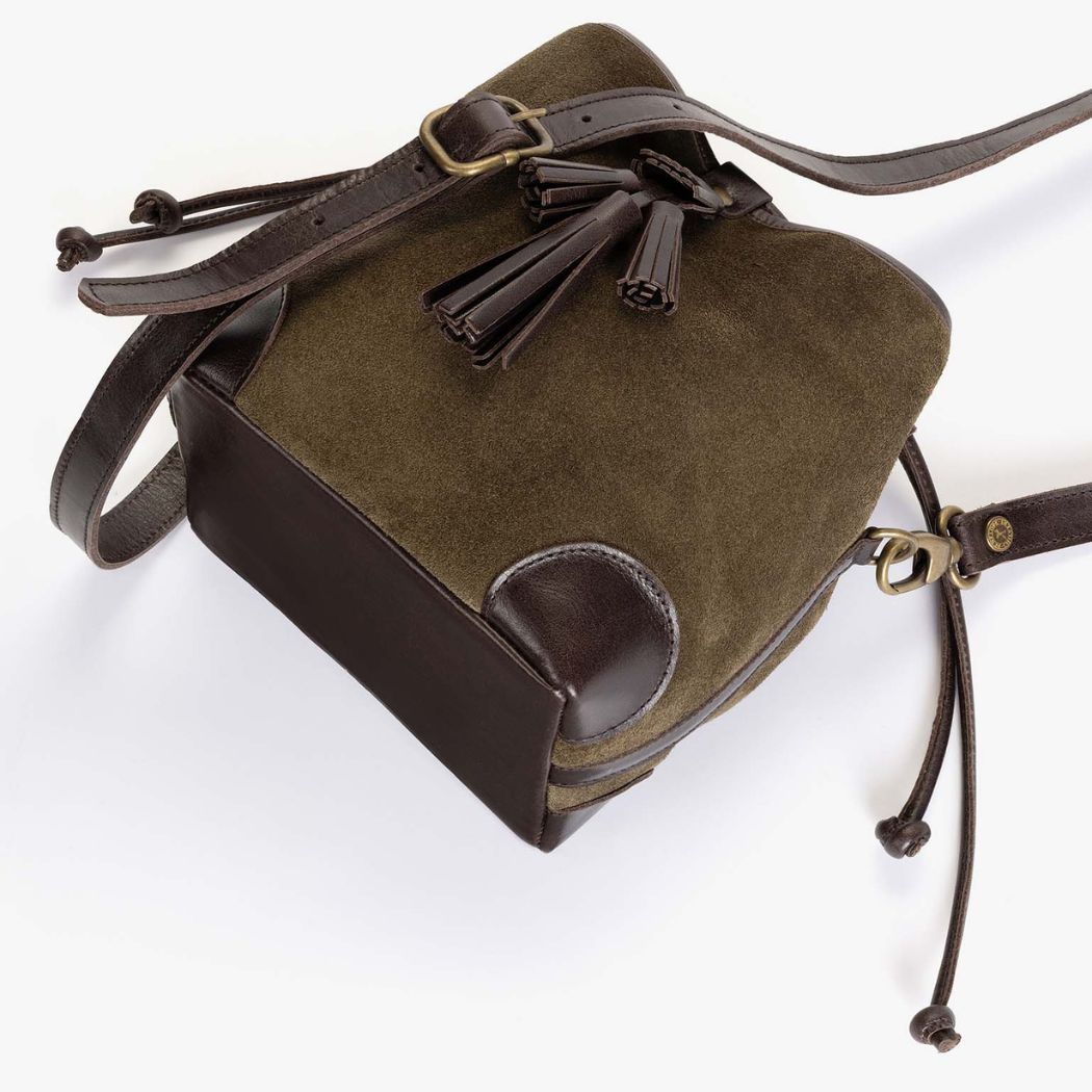 Suede Fortune Teller Bag - Khaki