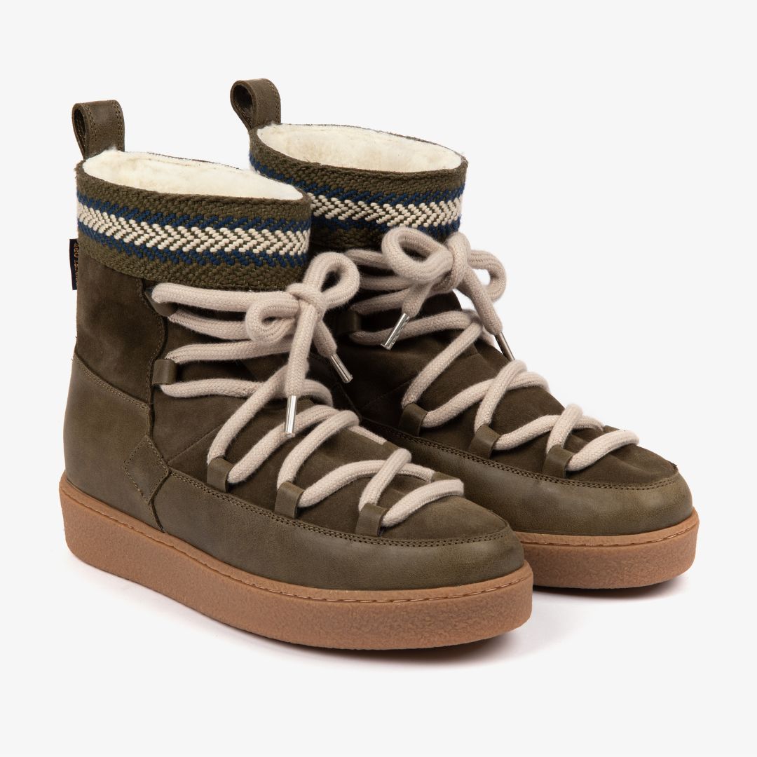 Cosmos Suede Boot - Khaki