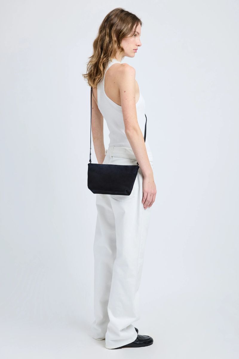 Suede Bond Bag - Chocolate