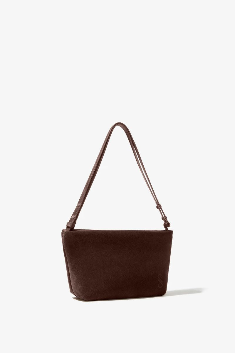 Suede Bond Bag - Chocolate
