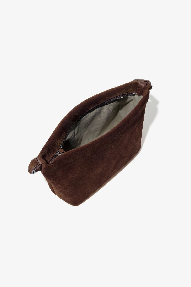 Suede Bond Bag - Chocolate