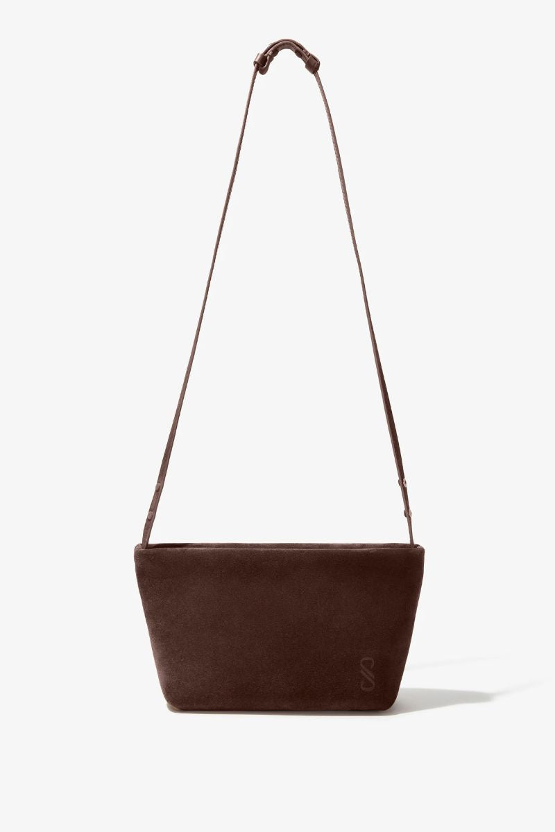 Suede Bond Bag - Chocolate