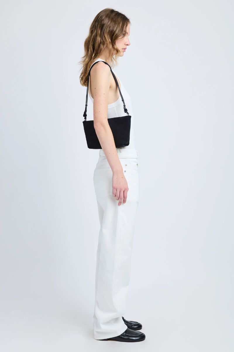 Suede Bond Bag - Chocolate