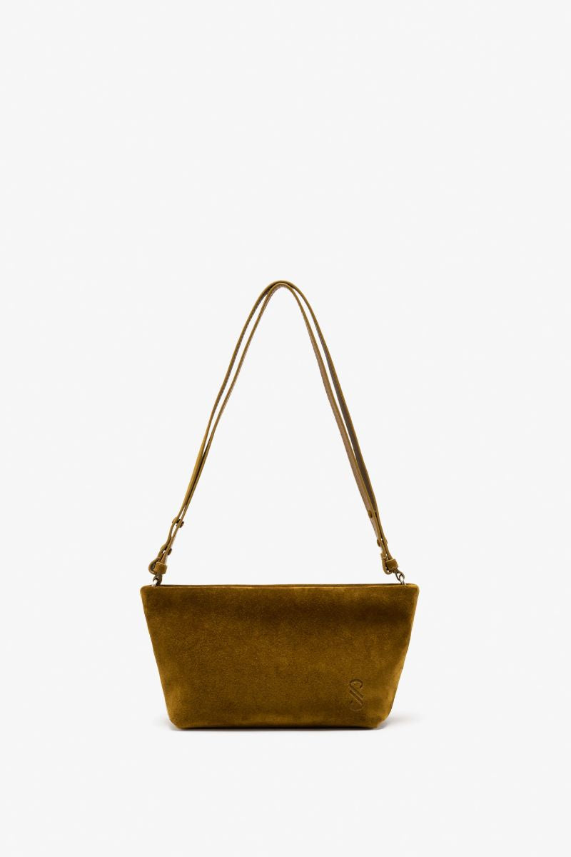 Suede Bond Bag - Fern
