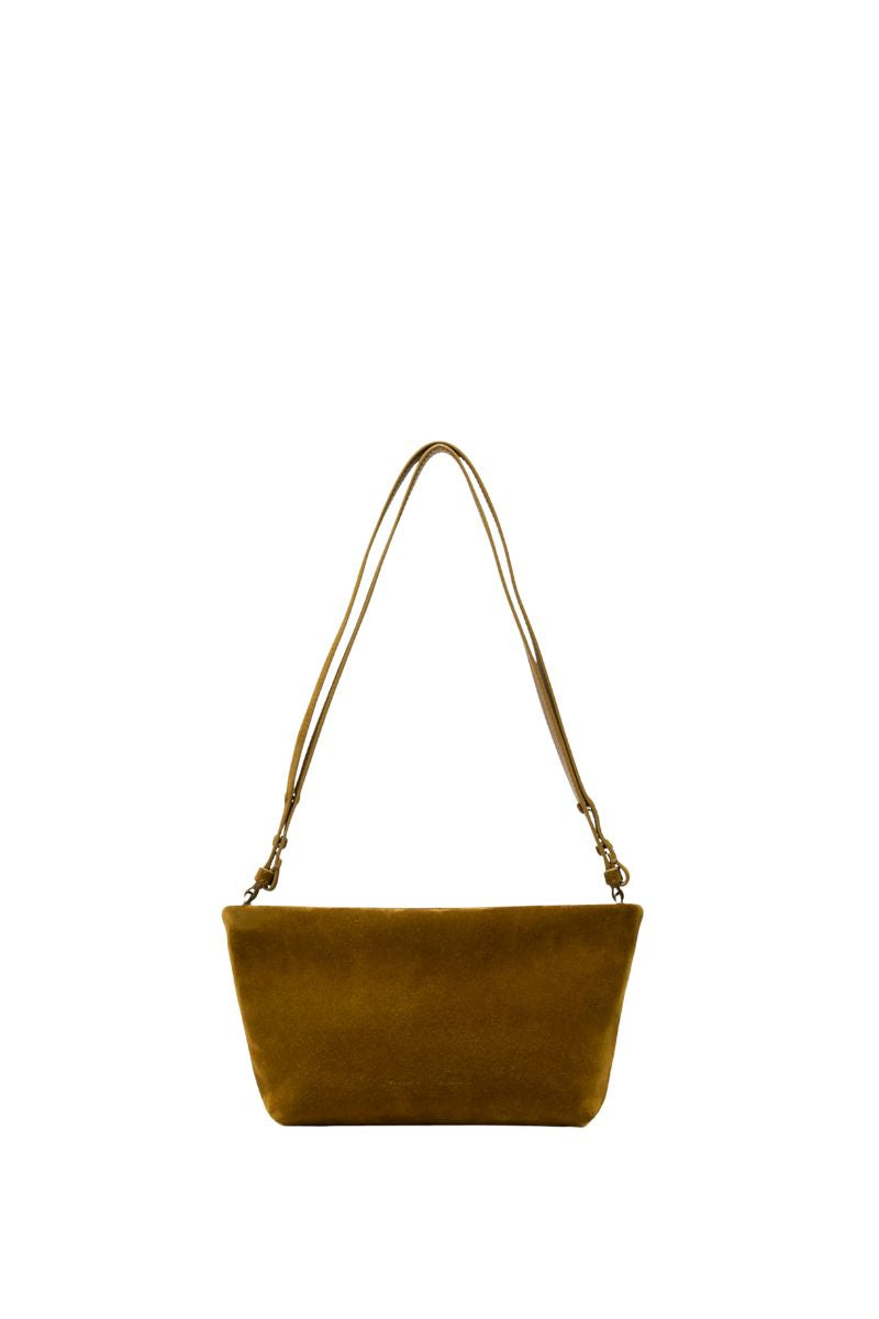 Suede Bond Bag - Fern