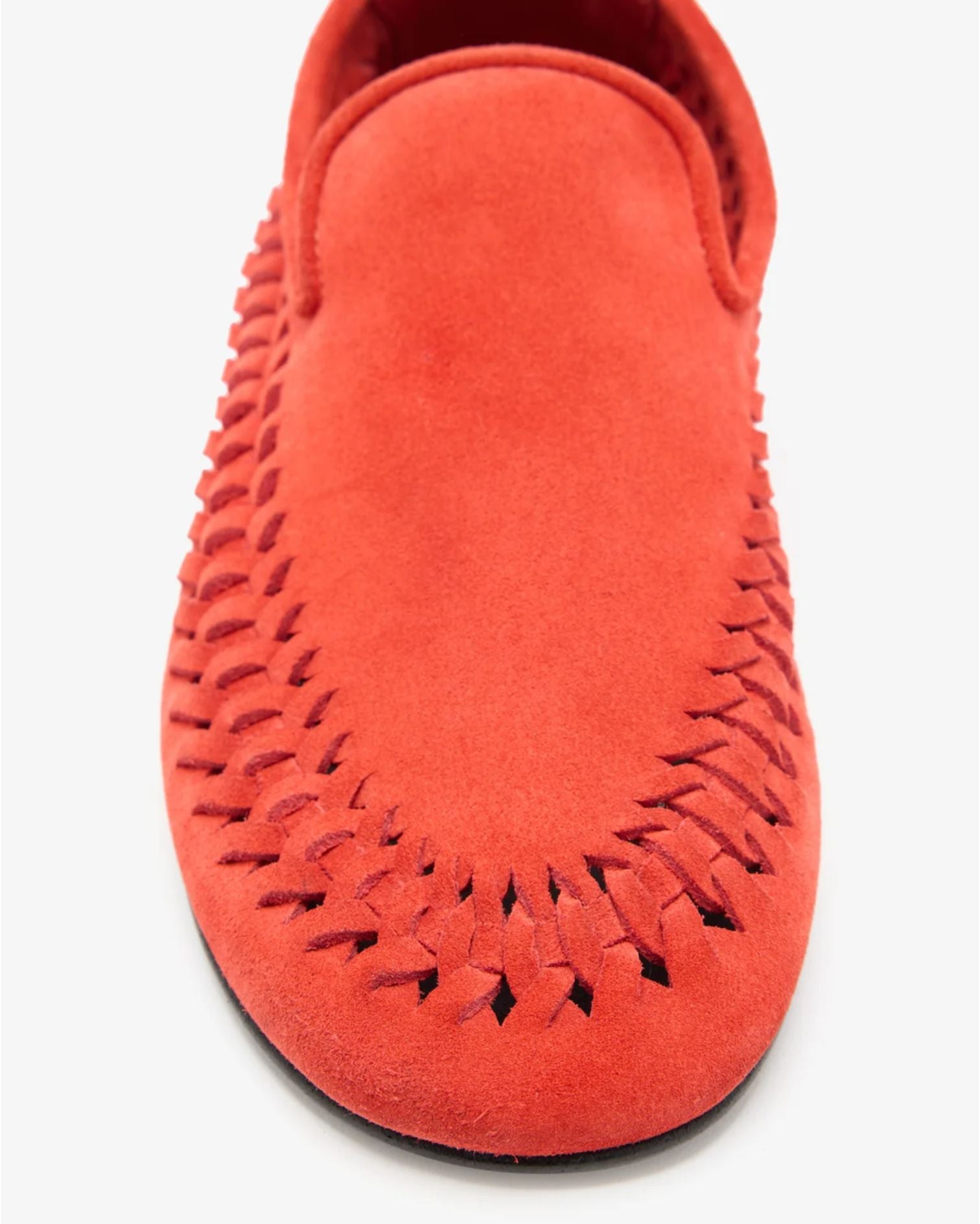 Whip Loafers Calfsuede - Scarlet