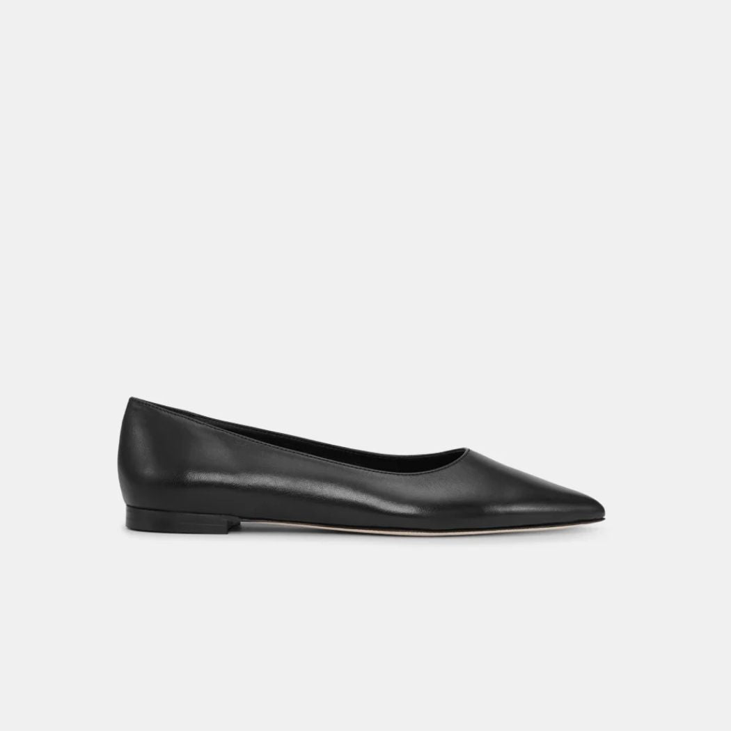 Rose Flats - Nappa Black
