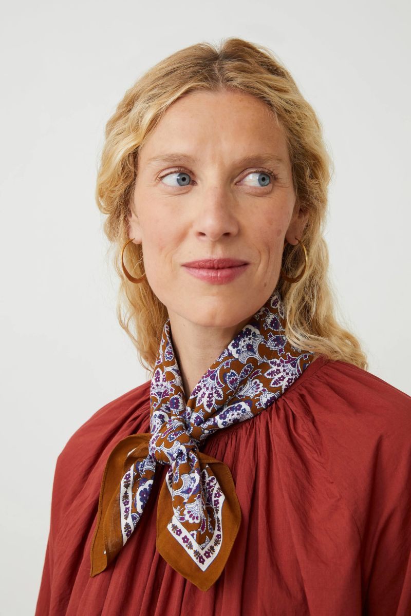 Scarf - India N°764 Agate