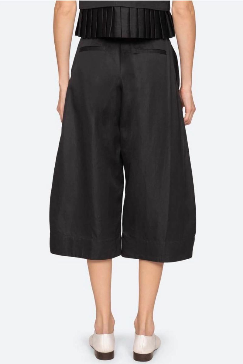 Angelina Suiting Culotte Trousers - Black