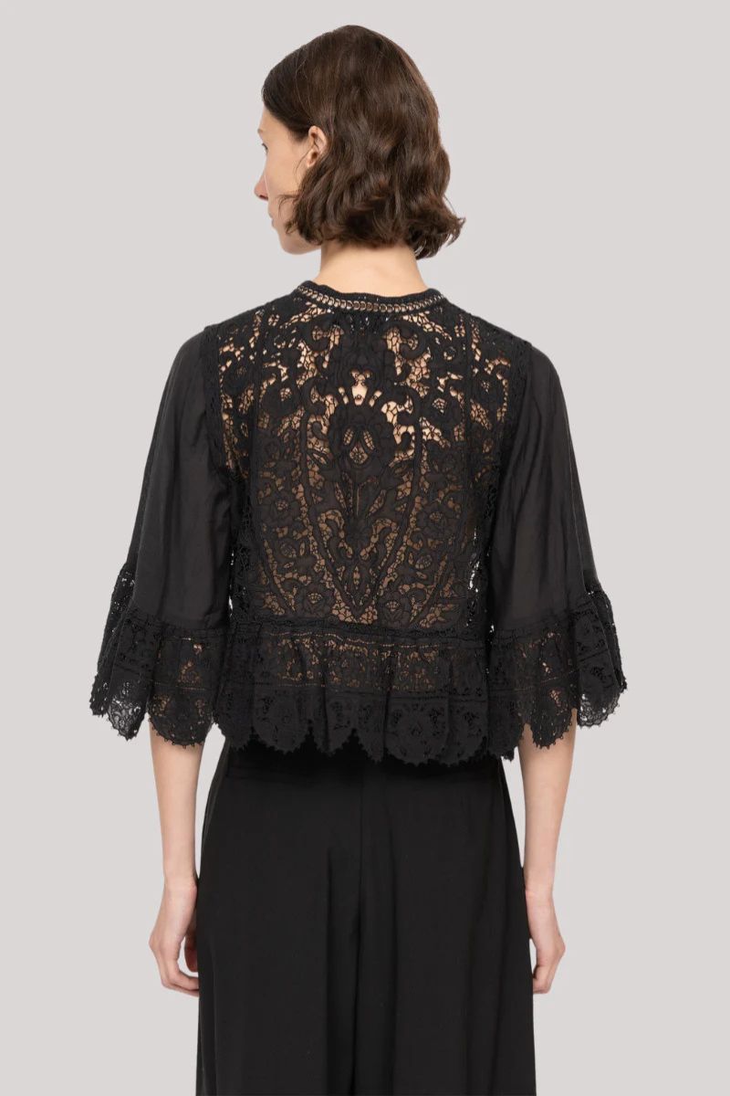 Shanna Lace Top - Black