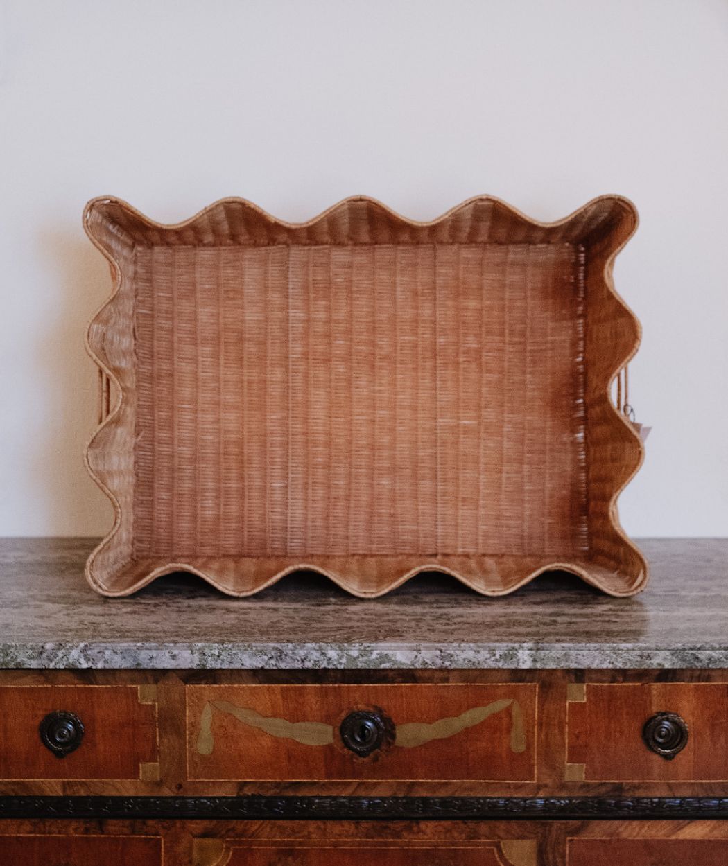 Large Rattan Tray 