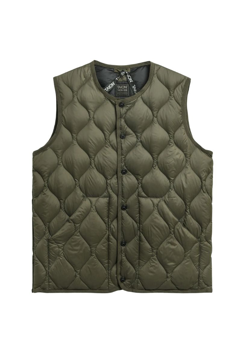 Military Crew Neck Dunvest - Dark Olive