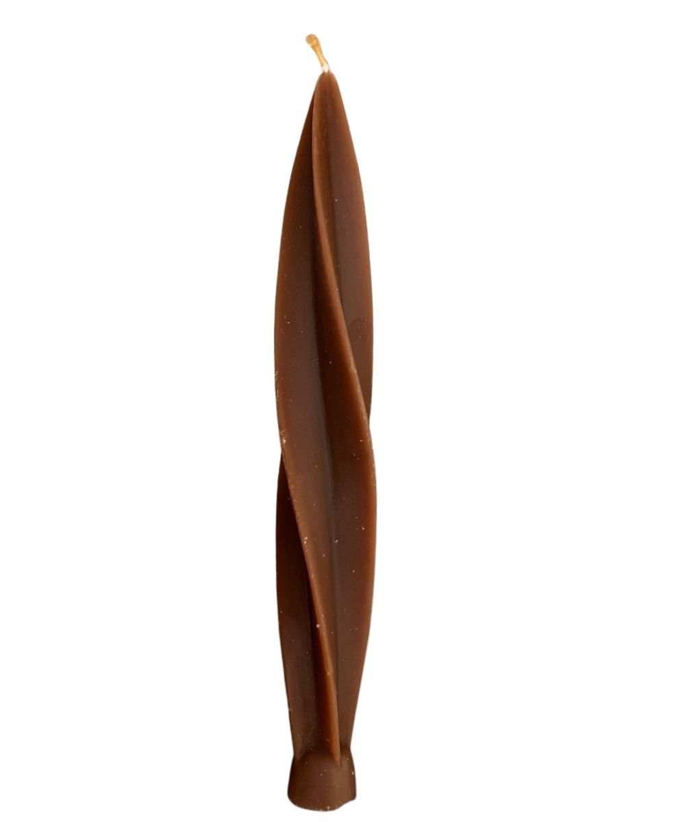 Twisted Candle - Olive