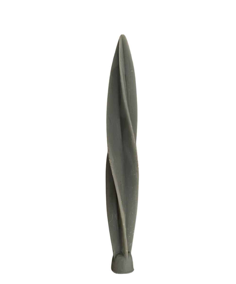Twisted Candle - Steel Blue