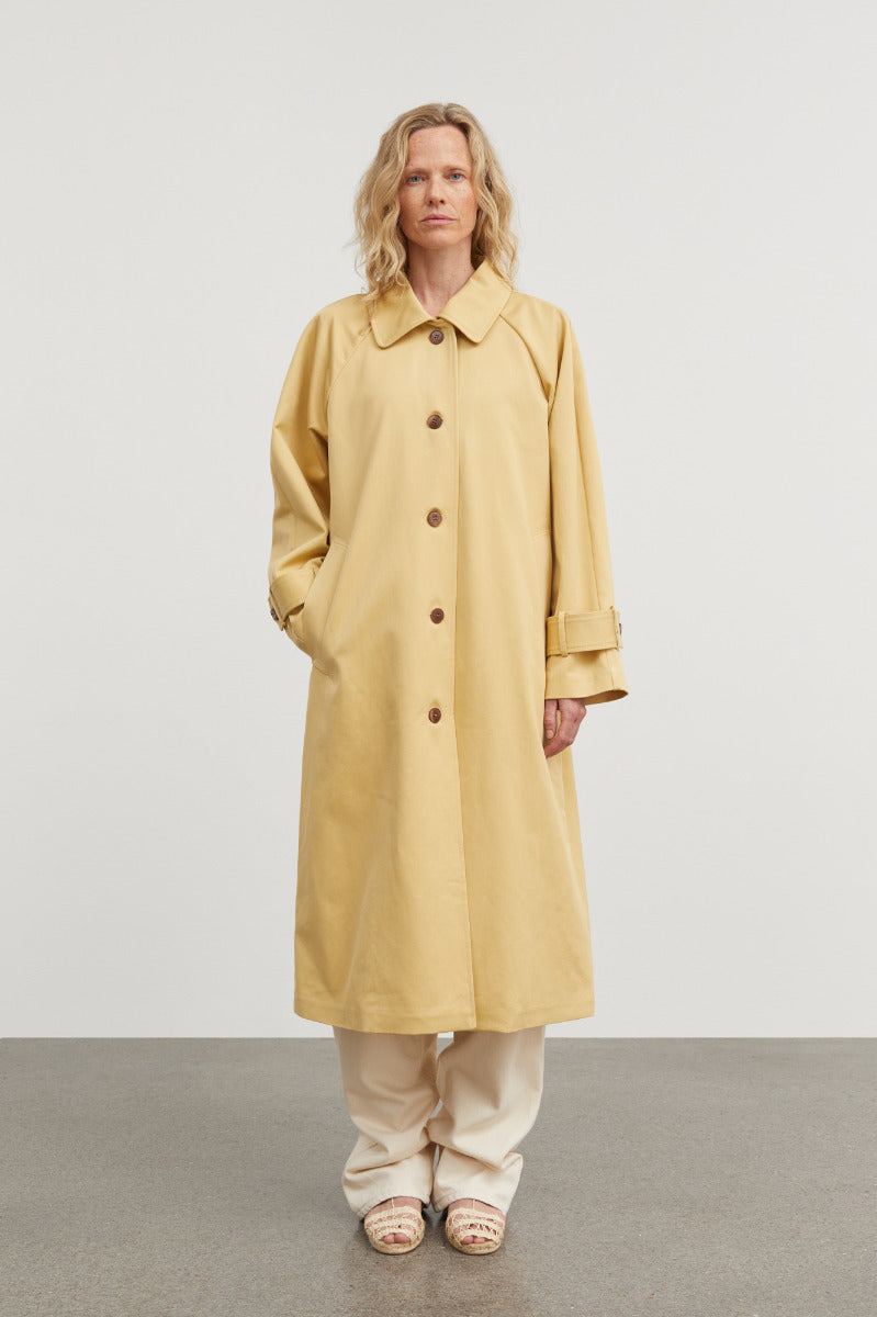 Macy Coat - Pale Yellow