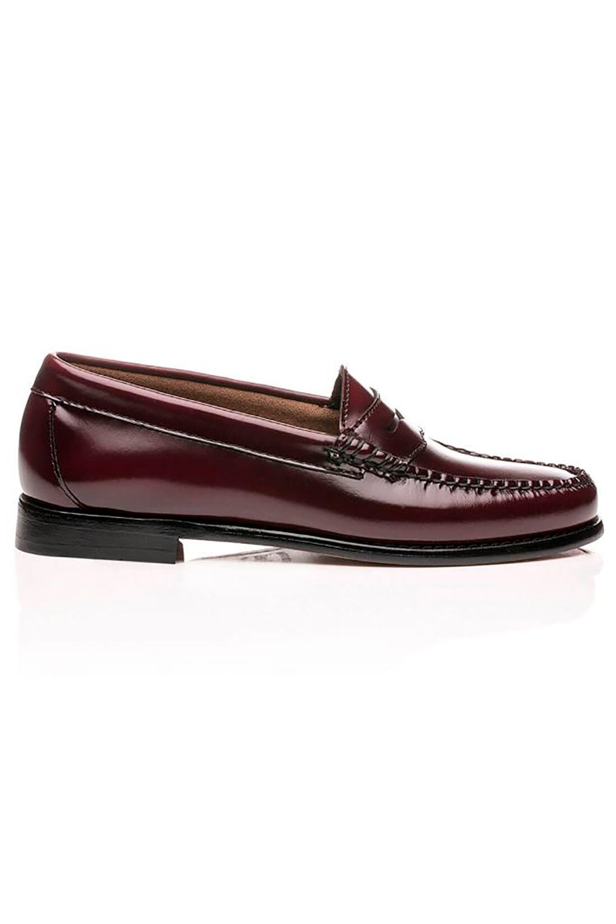 WEEJUN II Penny Shoes - Wine with Rubber Sole