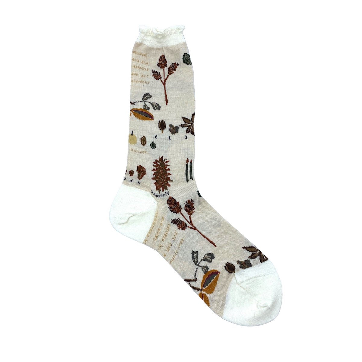 Botanical Socks - Ivory