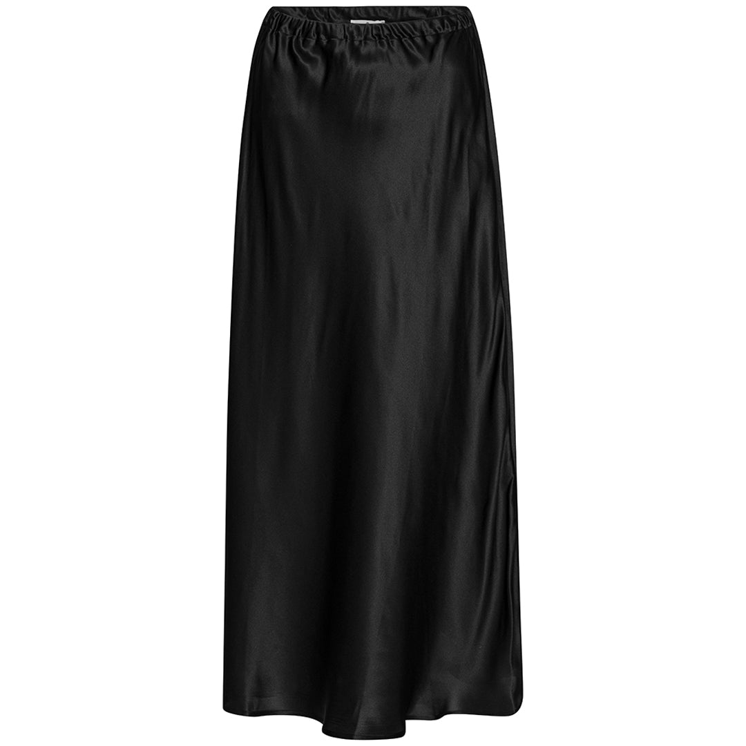 Audrey Silk Skirt - Black