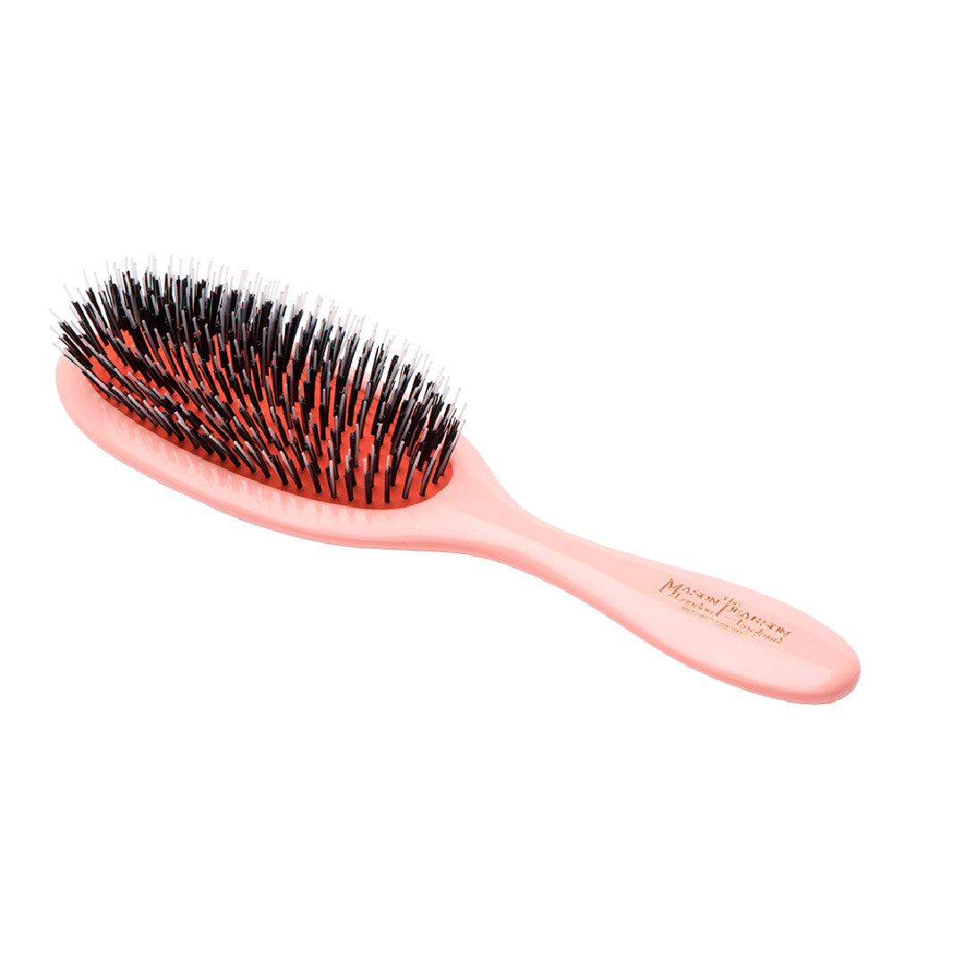 Handy Bristle & Nylon Hair Brush - Pink 