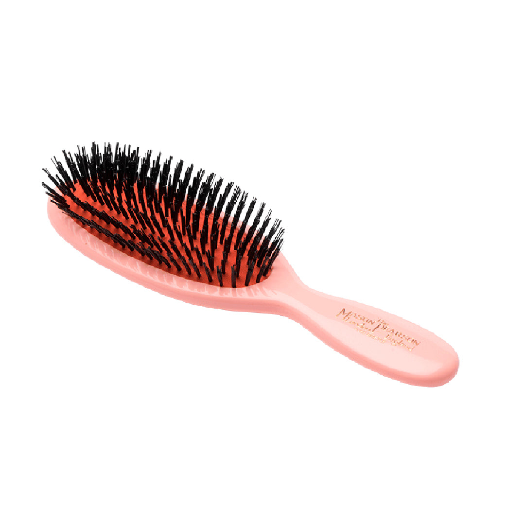 Pocket Bristle Hair Brush - Pink 