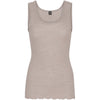 Wool Silk Rib Tank Top 3442 - Beige