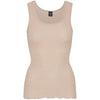 Wool Silk Rib Tank Top 3442 - Powder Beige