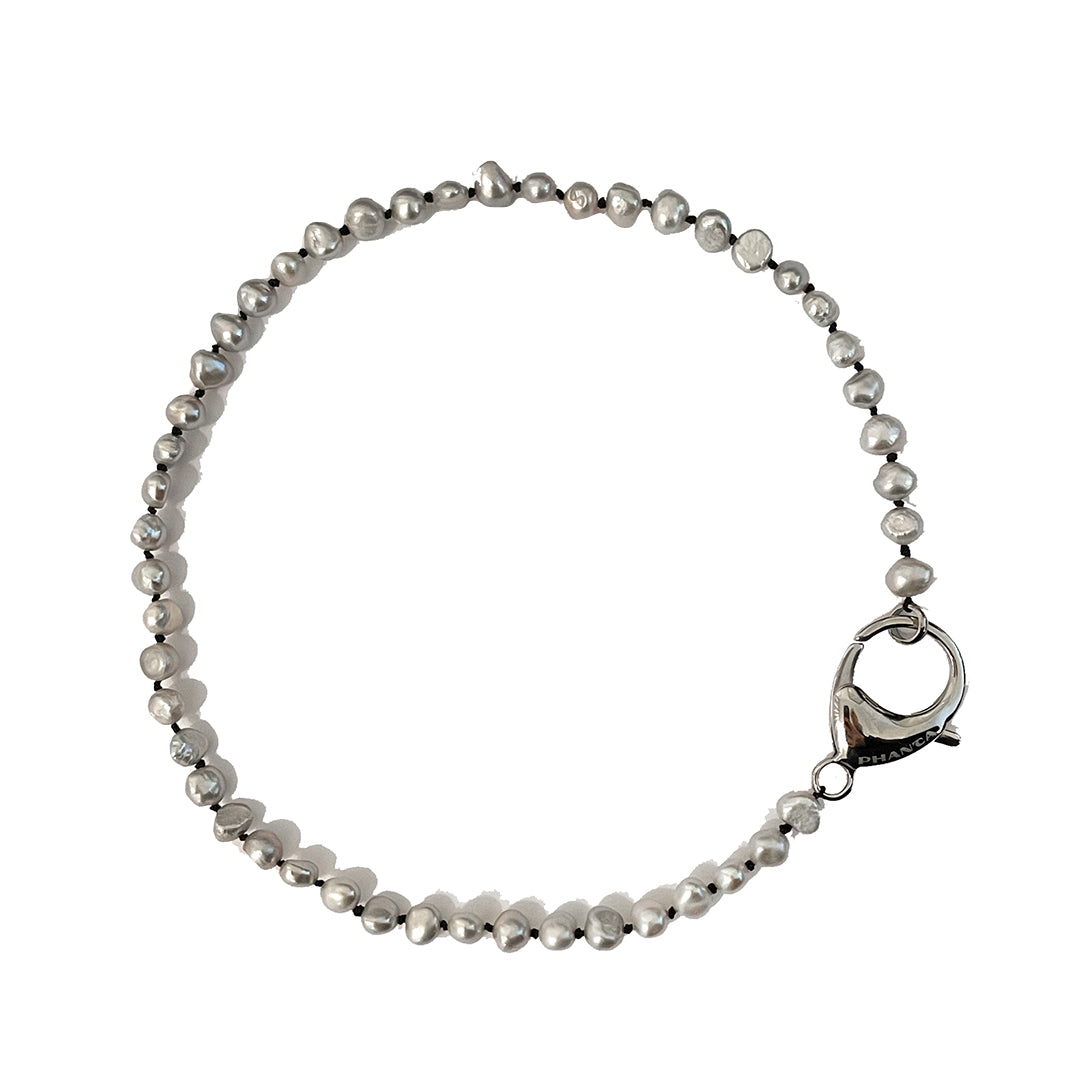 Super Fresh Pearl Necklace - Silver Pearl 