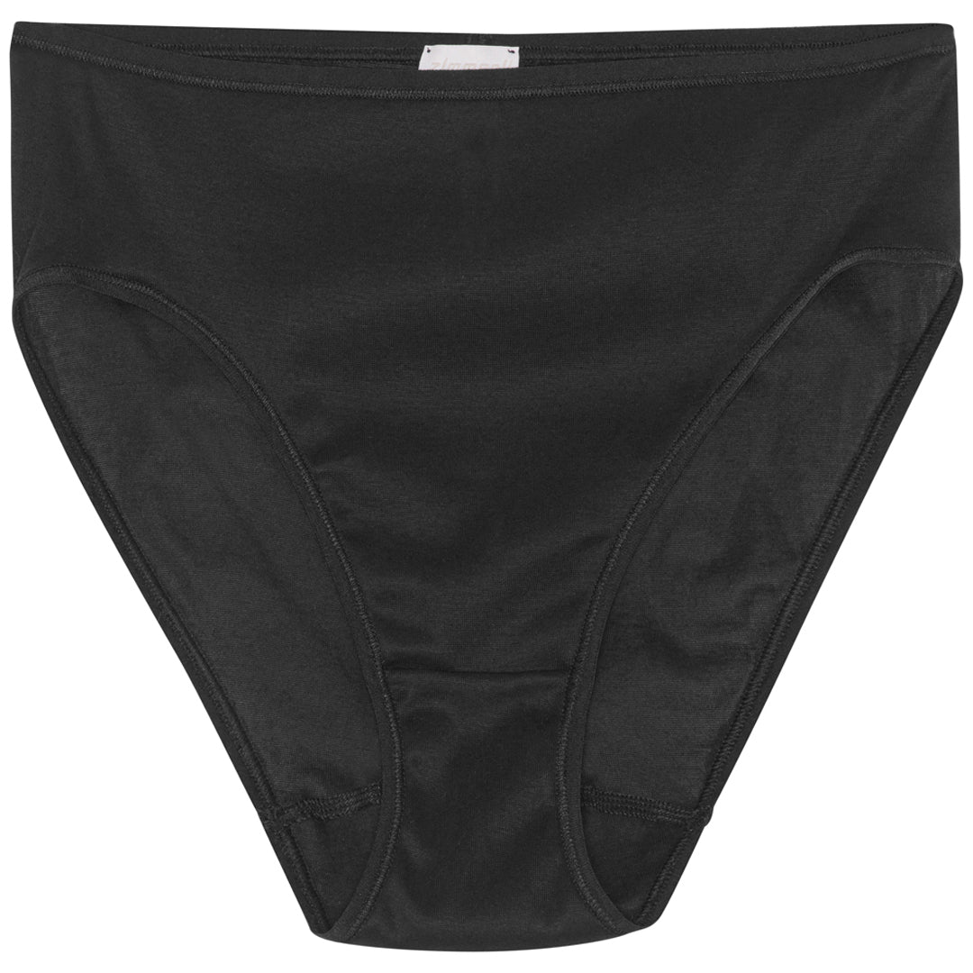 Cotton de Luxe Midi Slip Panties - Black