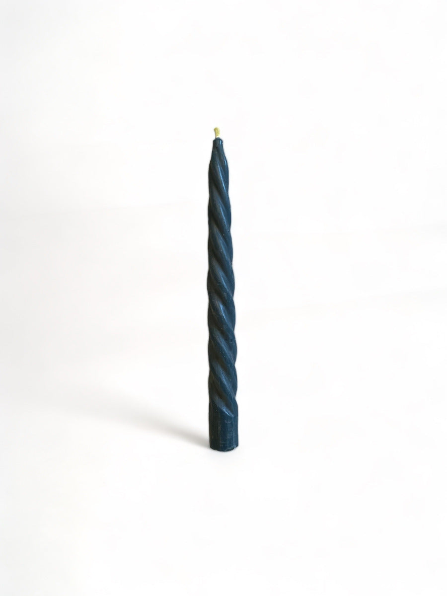 Twisted Candle - Blue